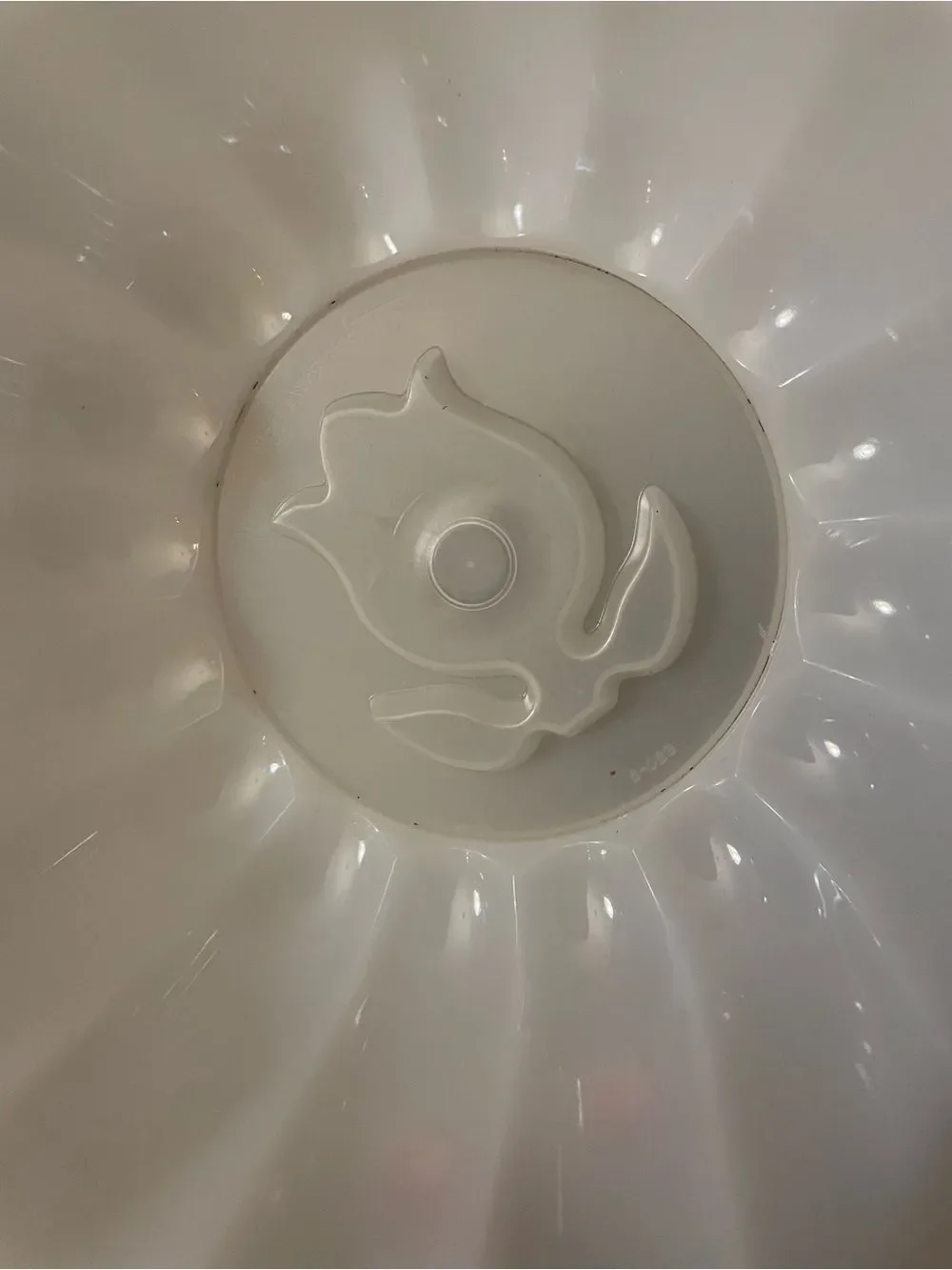Vintage White Tupperware Jello Mold with 4 Lids Heart Star Christmas Tree Flower